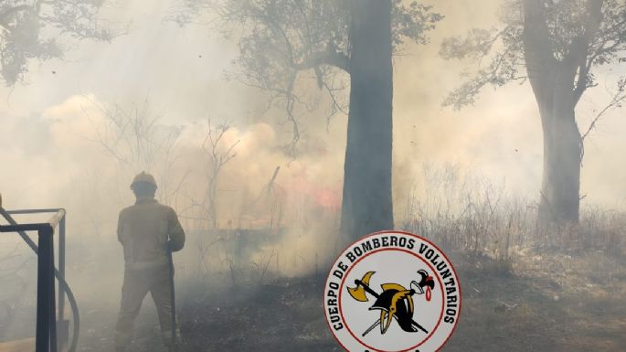 Bomberos sofocaron un incendio en el predio del Hospital