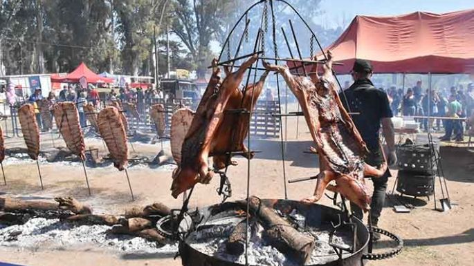 Mucho asado y disfrute en el Parque