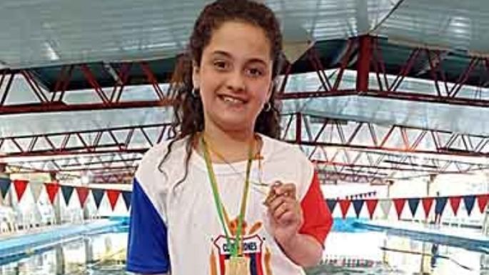 Delfina Juárez fue una leona en el agua