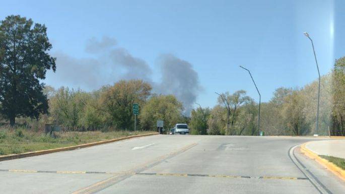 AHORA - Incendio en el basural de Villa María