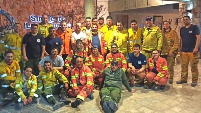 Con la ayuda de la lluvia y bomberos de la ciudad, lograron contener el incendio en Traslasierras