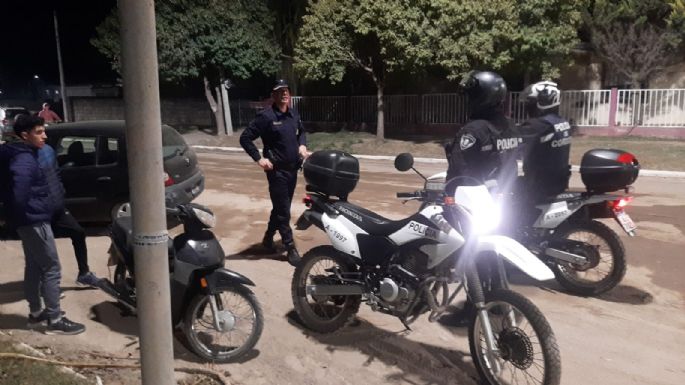 Operativo de seguridad en Tío Pujio