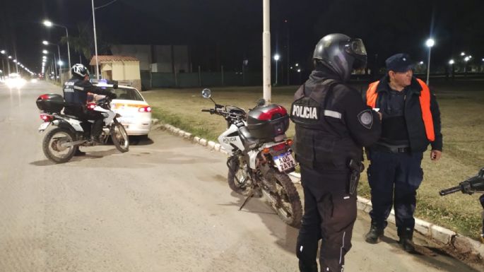 Operativo de seguridad en Tío Pujio