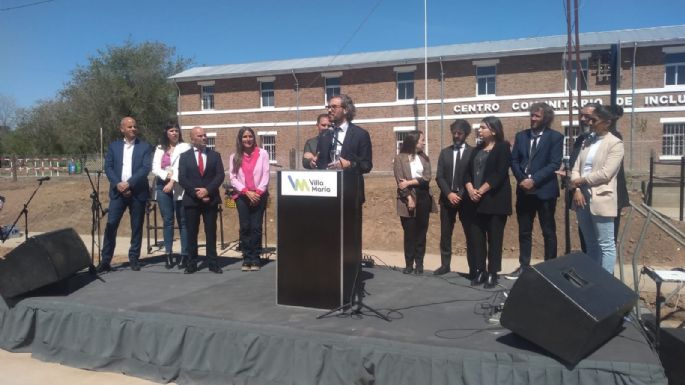 Con la presencia de Santiago Cafiero, se inauguró el Centro Comunitario de Inclusión Integral