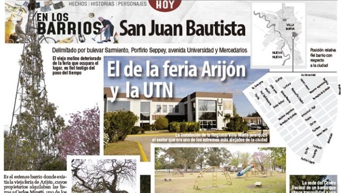 El de la feria Arijón y la UTN