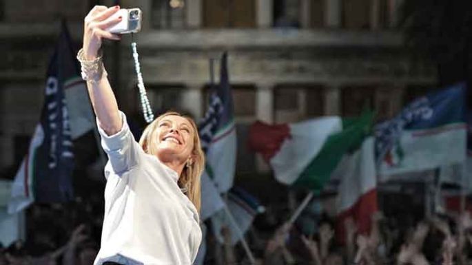Meloni ganó y podría formar gobierno