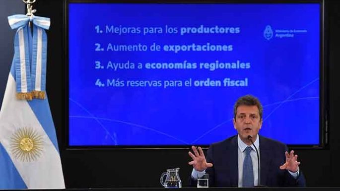 Massa anunció un dólar a $200 para las exportaciones de soja