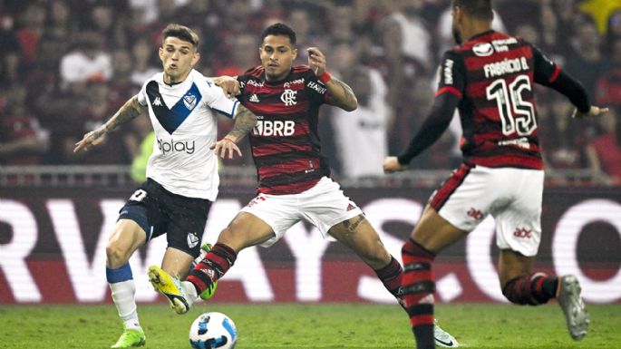 Un digno Vélez cayó nuevamente ante Flamengo, esta vez 2 a 1 como visitante