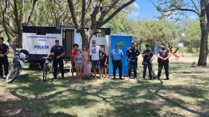 El Destacamento policial móvil ya funciona en la costanera