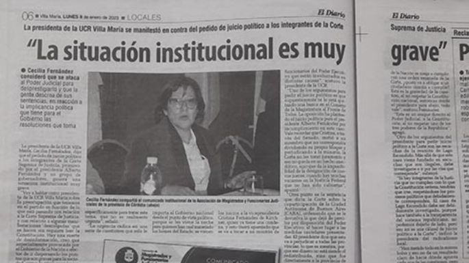 Roberto Battaglia cruzó con dureza a Cecilia Fernández