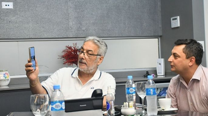 Bovo visitó a Ranco en la Cooperativa de Servicios