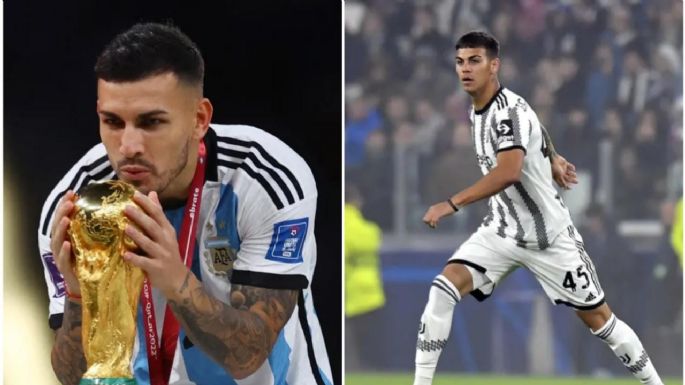 Leandro Paredes alentó en redes al futbolista villamariense Enzo Barrenechea