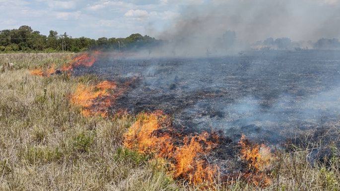 Cuatro dotaciones de bomberos sofocaron un incendio