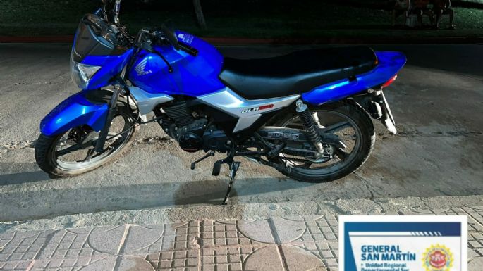 Se accidentó un motociclista y sufrió lesiones graves
