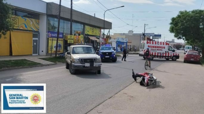 Dos motociclistas y un ciclista con heridas de gravedad