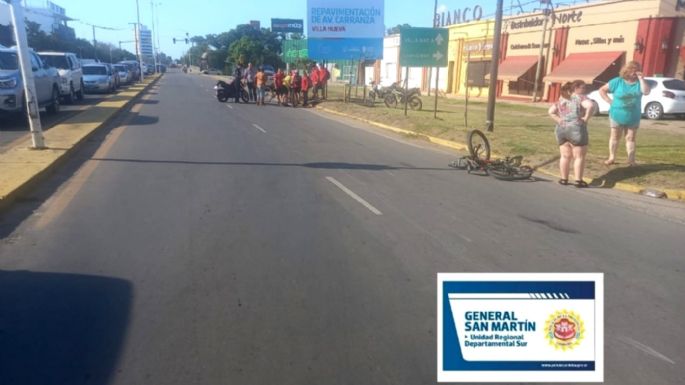 Dos motociclistas y un ciclista con heridas de gravedad
