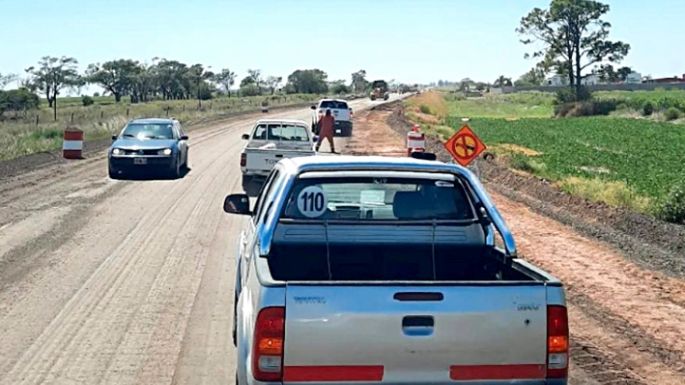 Repavimentación de la ruta 2