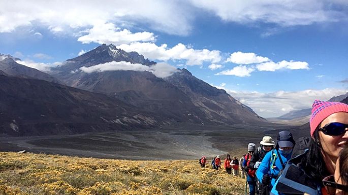 Realizarán una excursión donde cayó el avión en Los Andes