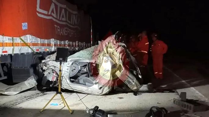 Trágico choque en la autopista y cuatro accidentes en Villa María