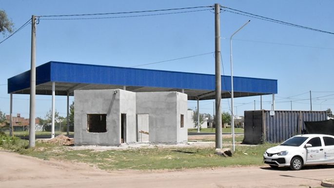 Avanza la obra del polideportivo