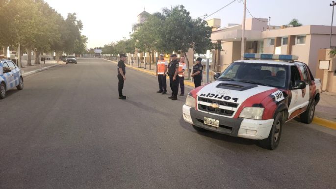 Operativo de seguridad interfuerzas en Tío Pujio
