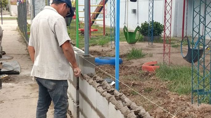 Trabajos de mejoras en edificios educativos