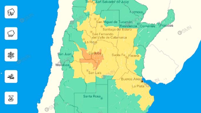 Anuncian fuertes tormentas a partir de la madrugada