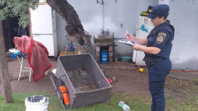 Allanamiento con resultado positivo tras un robo en un campo