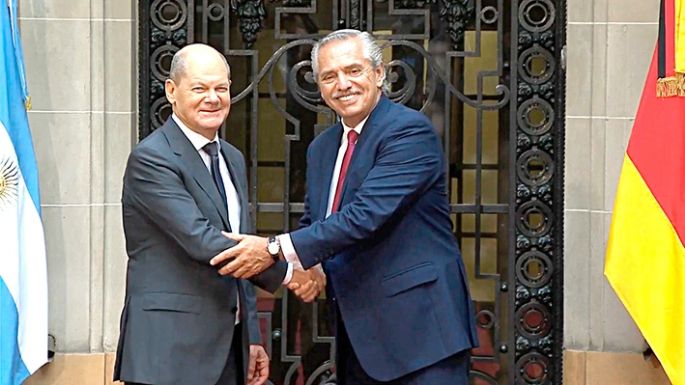 Fernández se reunió con Scholz