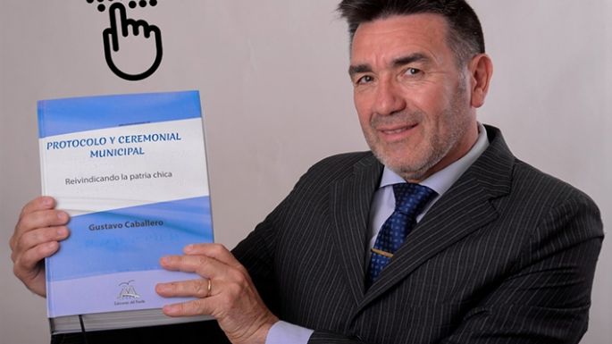 Caballero tradujo su libro al Braille