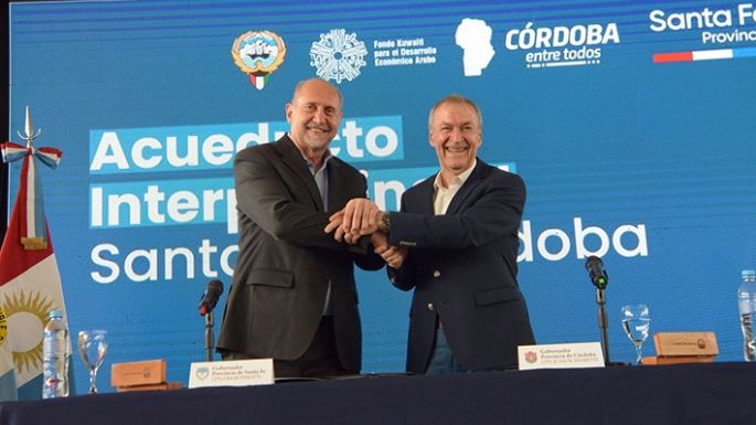 Licitarán mañana el Acueducto Interprovincial Santa Fe-Córdoba