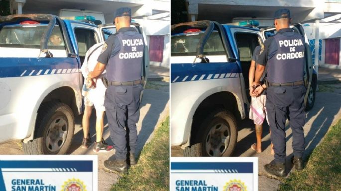 Dos sujetos detenidos tras robar las ruedas de un auto