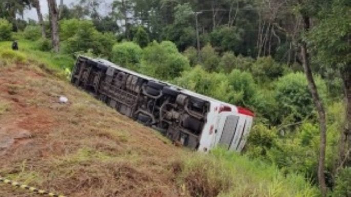 Murió un niño y su madre, ambos argentinos, tras el vuelco de un colectivo en Brasil