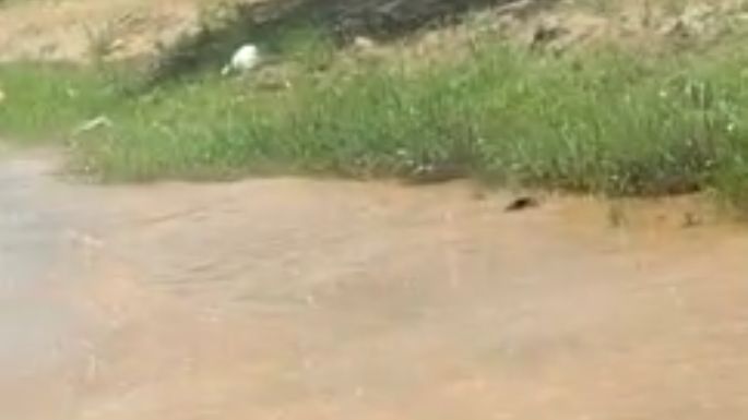 Vecinos reclaman por el agua acumulada en la prolongación Alvear