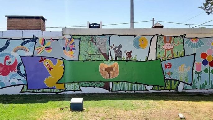 Finalizado otro mural que embellece la localidad