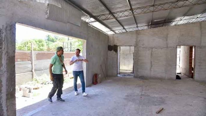 Avanza la obra del SUM de La Calera, que será la sede vecinal