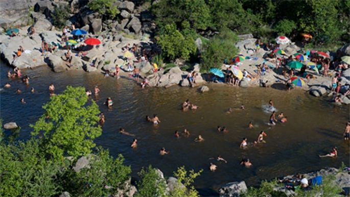 Importante movimiento turístico en las sierras