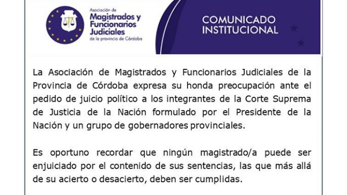 “La situación institucional es muy grave”