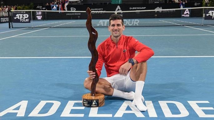 Festejó Novak Djokovic