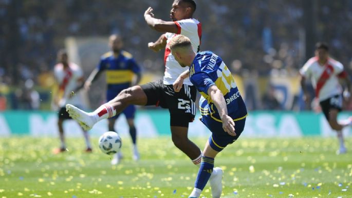 River gana el Superclásico al término del primer tiempo en La Bombonera
