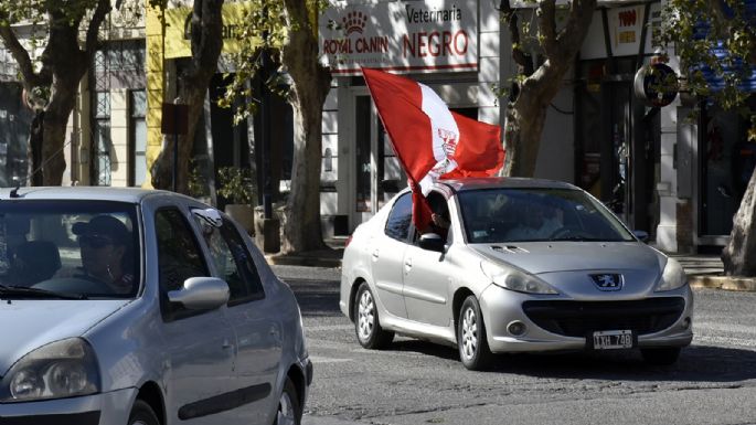 Villamarienses festejaron el triunfo de River tras el superclásico