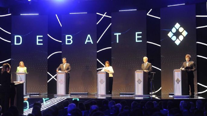 Bullrich, Milei, Massa, Bregman y Schiaretti participaron del debate presidencial
