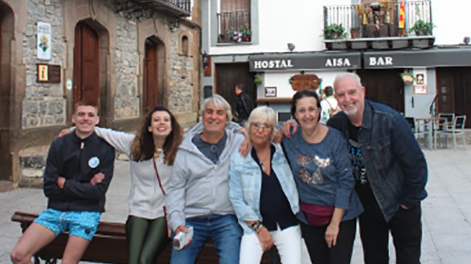Vaudagnotto volvió a Ansó luego de 25 años y presentó sus libros