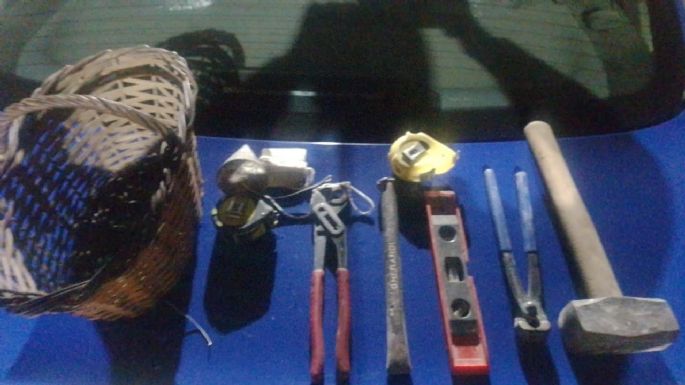 Dos detenidos por robar herramientas