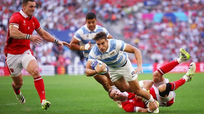 Con el villamariense "Lolo" Bello en cancha, Los Pumas pasaron a semifinales del Mundial de Francia