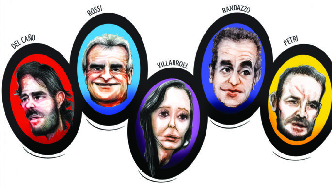 Los cinco candidatos a vicepresidente