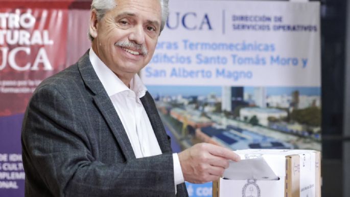 Alberto Fernández: "Que este proceso electoral se desarrolle en paz"