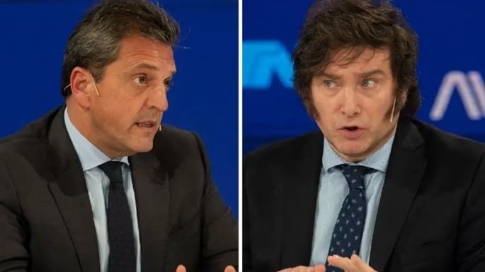 Dieron a conocer detalles de cómo será el debate entre Massa y Milei
