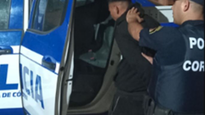 Preso por  apedrear una casa