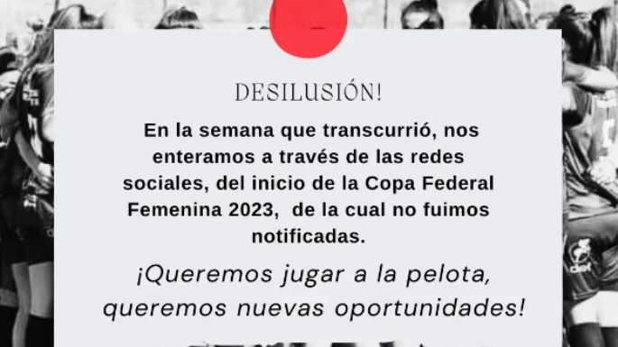 Las jugadoras piden explicaciones